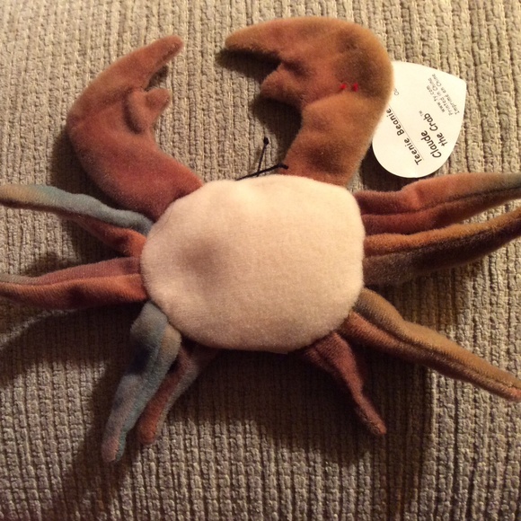 Vintage Teenie Beanie Babies Claude the Crab 1993 McDonalds - Picture 2 of 5